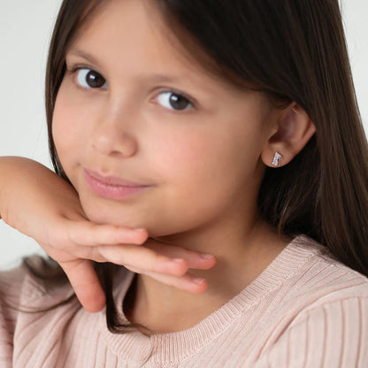 Boucles d'oreilles pour enfant en argent .925 SS-03-00153