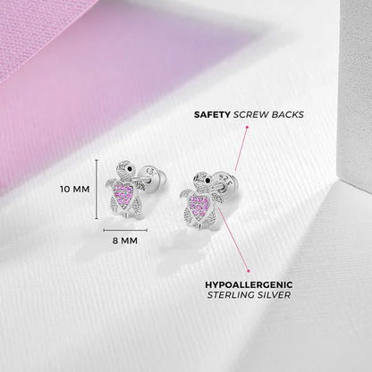 Boucles d'oreilles pour enfant en argent .925 SS-03-00174