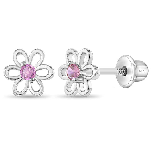 Boucles d'oreilles pour enfant en argent .925 SS-03-00212