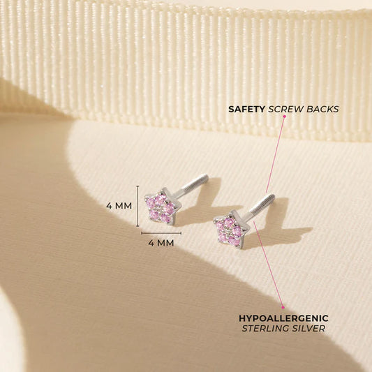 Boucles d'oreilles pour enfant en argent .925 SS-03-00234