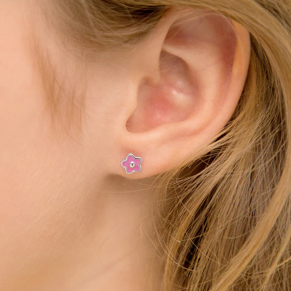 Boucles d'oreilles pour enfant en argent .925 SS-03-00238