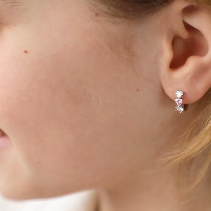 Boucles d'oreilles pour enfant en argent .925 SS-03-00252