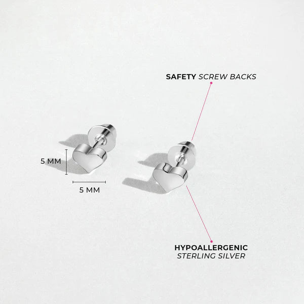 Boucles d'oreilles pour enfant en argent .925 SS-03-00268