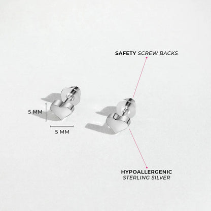 Boucles d'oreilles pour enfant en argent .925 SS-03-00268