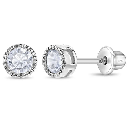 Boucles d'oreilles pour enfant en argent .925 SS-03-00314