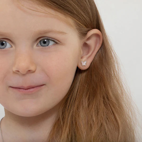 Boucles d'oreilles pour enfant en argent .925 SS-03-00328