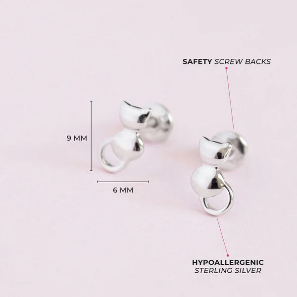 Boucles d'oreilles pour enfant en argent .925 SS-03-00341