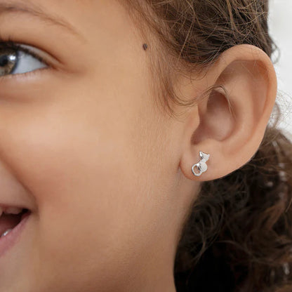 Boucles d'oreilles pour enfant en argent .925 SS-03-00341