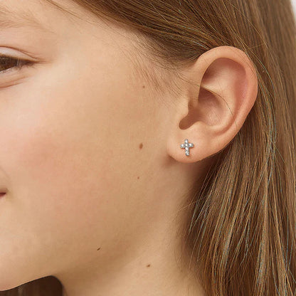 Boucles d'oreilles pour enfant en argent .925 SS-03-00344