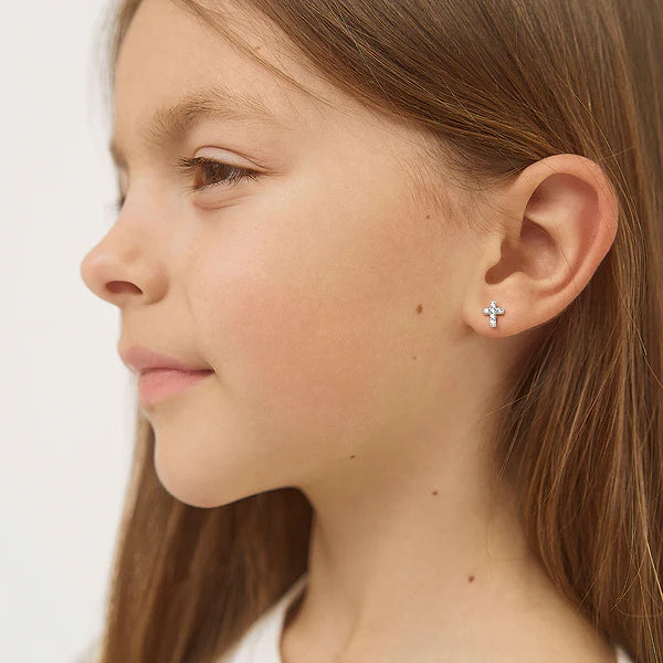 Boucles d'oreilles pour enfant en argent .925 SS-03-00344