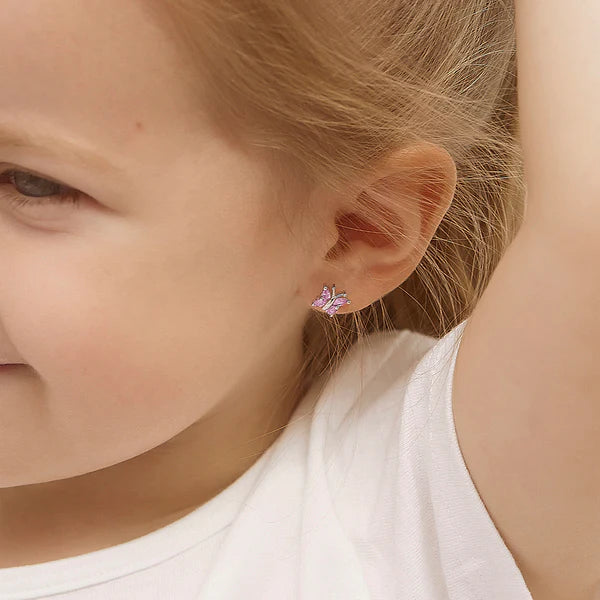 Boucles d'oreilles pour enfant en argent .925 SS-03-00352