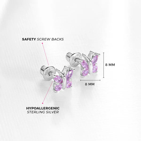 Boucles d'oreilles pour enfant en argent .925 SS-03-00352