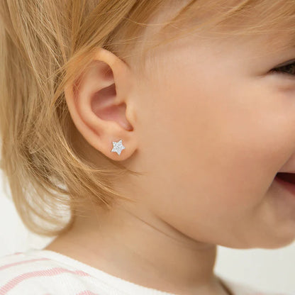Boucles d'oreilles pour enfant en argent .925 SS-03-00378