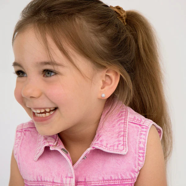 Boucles d'oreilles pour enfant en argent .925 SS-03-00404