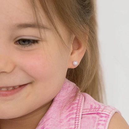 Boucles d'oreilles pour enfant en argent .925 SS-03-00404