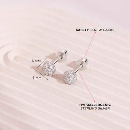 Boucles d'oreilles pour enfant en argent .925 SS-03-00404