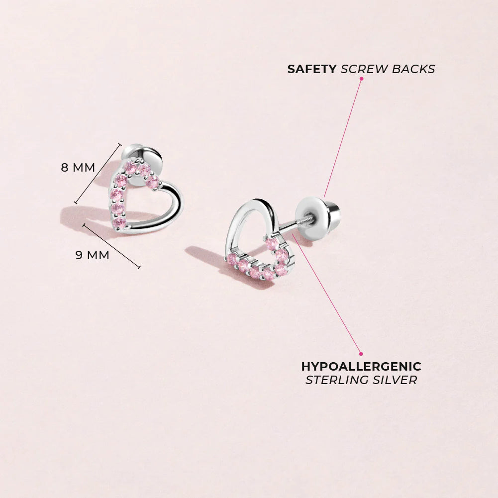 Boucles d'oreilles pour enfant en argent .925 SS-03-00432