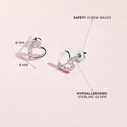 Boucles d'oreilles pour enfant en argent .925 SS-03-00432
