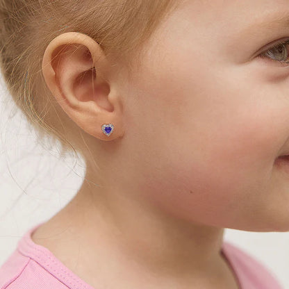 Boucles d'oreilles pour enfant en argent .925 SS-03-00458