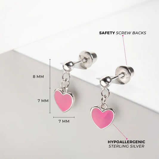 Boucles d'oreilles pour enfant en argent .925 SS-03-00600