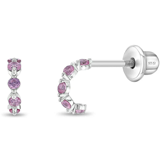 Boucles d'oreilles pour enfant en argent .925 SS-03-00607