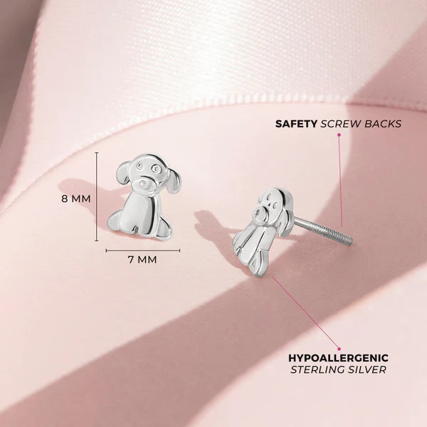 Boucles d'oreilles pour enfant en argent .925 SS-03-00633