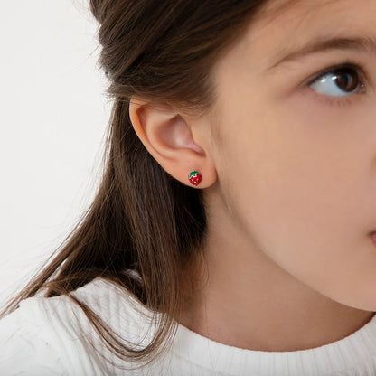 Boucles d'oreilles pour enfant en argent .925 SS-03-00684