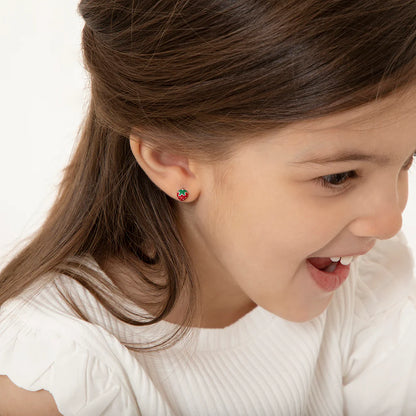 Boucles d'oreilles pour enfant en argent .925 SS-03-00684