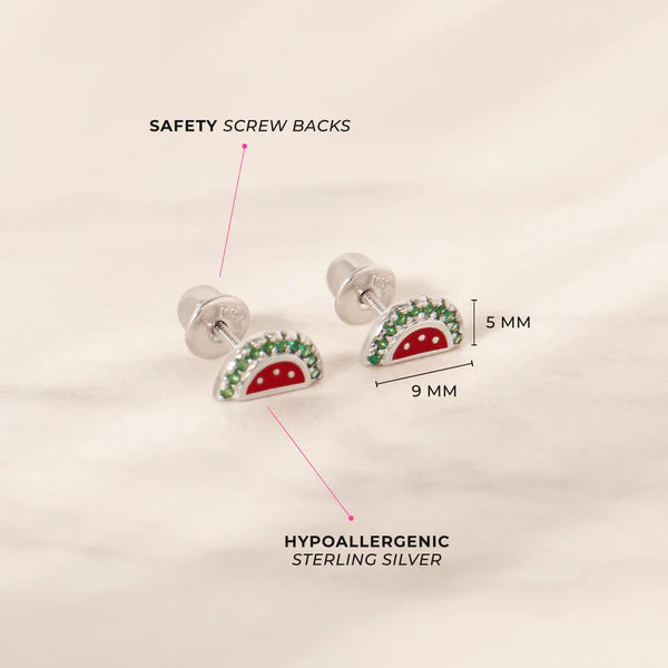 Boucles d'oreilles pour enfant en argent .925 SS-03-00685