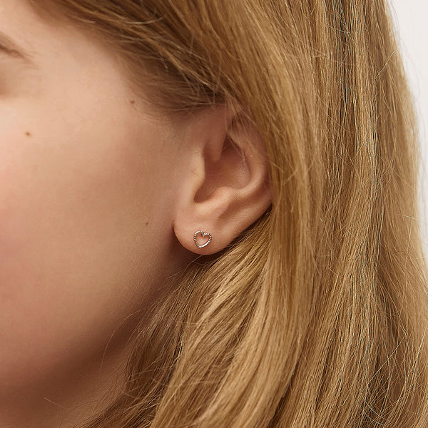 Boucles d'oreilles pour enfant en argent .925 SS-03-00702