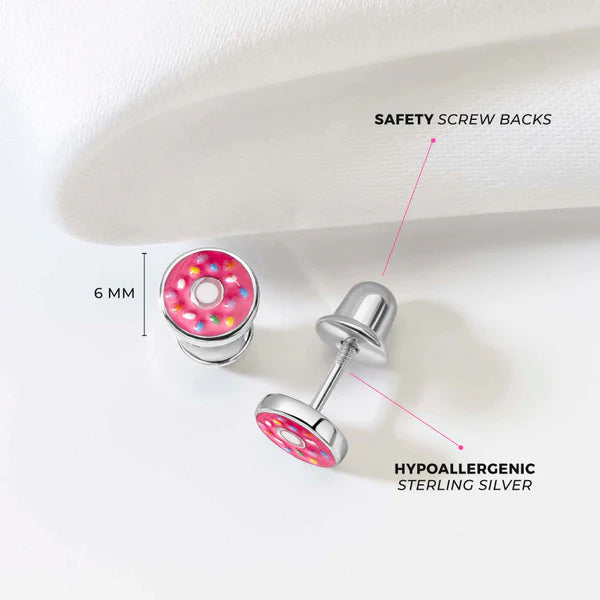 Boucles d'oreilles pour enfant en argent .925 SS-03-00749