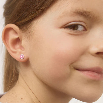 Boucles d'oreilles pour enfant en argent .925 SS-03-00749