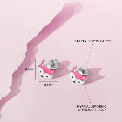 Boucles d'oreilles pour enfant en argent .925 SS-03-00751