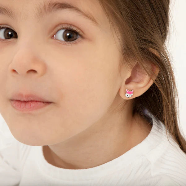 Boucles d'oreilles pour enfant en argent .925 SS-03-00751