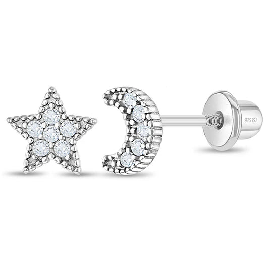 Boucles d'oreilles pour enfant en argent .925 SS-03-00773