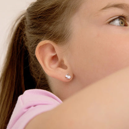 Boucles d'oreilles pour enfant en argent .925 SS-03-00782