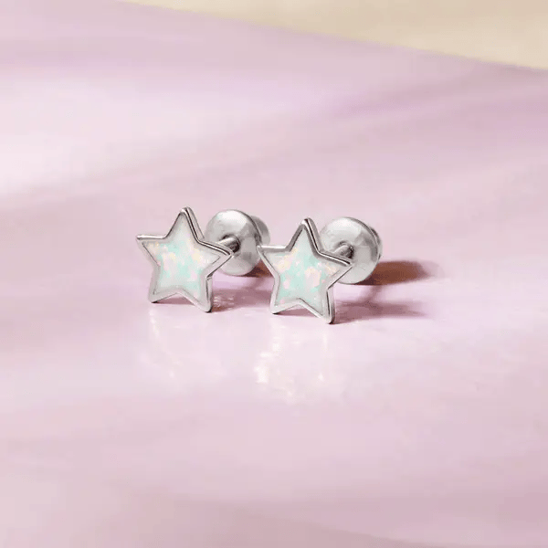 Boucles d'oreilles pour enfant en argent .925 SS-03-00825