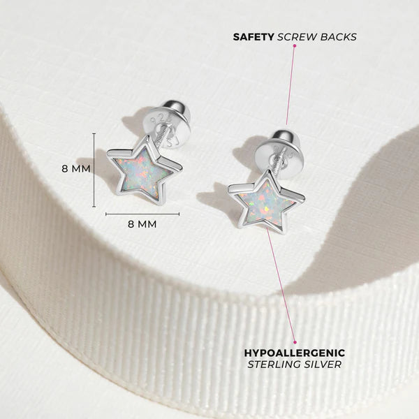 Boucles d'oreilles pour enfant en argent .925 SS-03-00825