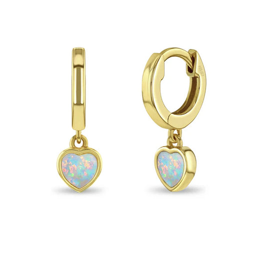 Boucles d'oreilles pour enfant en argent .925 PLAQUÉ or jaune 14K SS-03-00858