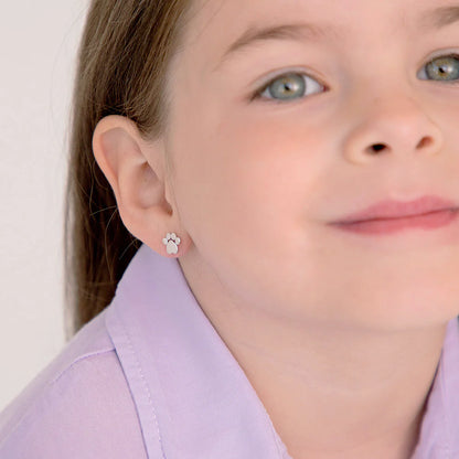 Boucles d'oreilles pour enfant en argent .925 SS-03-00934