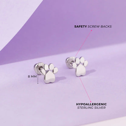 Boucles d'oreilles pour enfant en argent .925 SS-03-00934