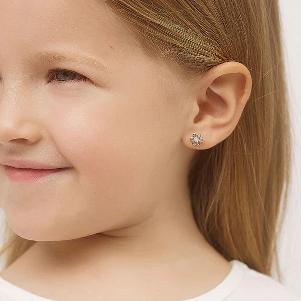 Boucles d'oreilles pour enfant en argent .925 SS-03-01060