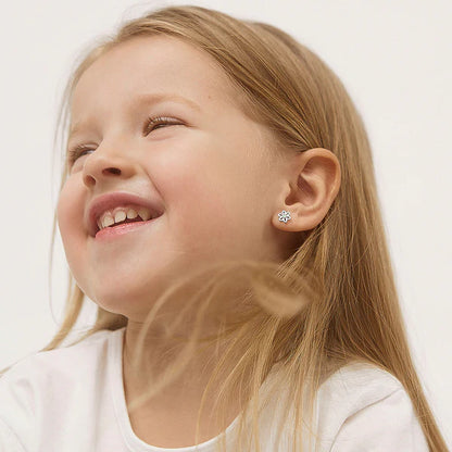 Boucles d'oreilles pour enfant en argent .925 SS-03-01060
