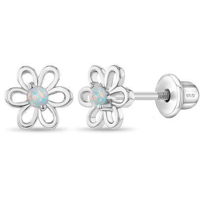 Boucles d'oreilles pour enfant en argent .925 SS-03-01060