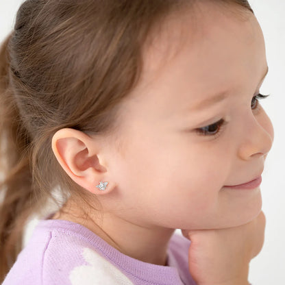 Boucles d'oreilles pour enfant en argent .925 SS-03-01076