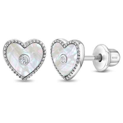 Boucles d'oreilles pour enfant en argent .925 SS-03-01077