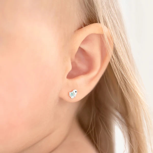 Boucles d'oreilles pour enfant en argent .925 SS-03-01080
