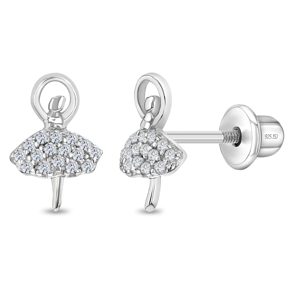 Boucles d'oreilles pour enfant en argent .925 SS-03-01097