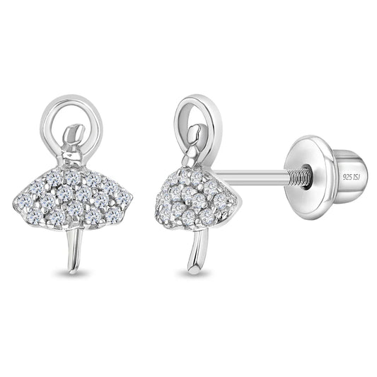 Boucles d'oreilles pour enfant en argent .925 SS-03-01097