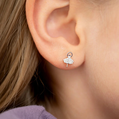 Boucles d'oreilles pour enfant en argent .925 SS-03-01097